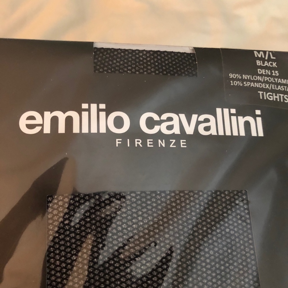 NWT Emilio Cavallini Italian Mini Fishnets, M/L